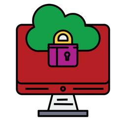 Locked Cloud  Icon