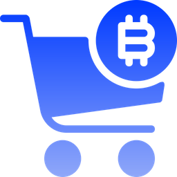 Bitcoin Cart  Icon