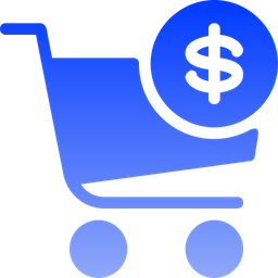 Dollar Cart  Icon