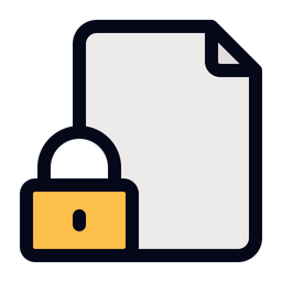 File Padlock  Icon