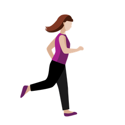 Running Girl  Icon