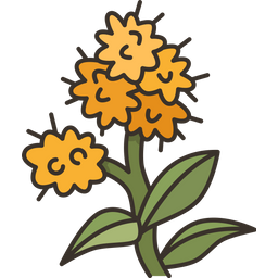 Golden Rod Flower Icon