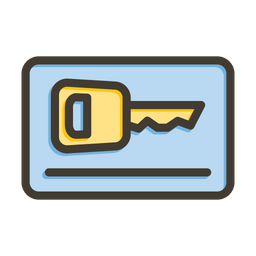 Card Key  Icon