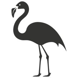 Pássaro flamingo  Ícone