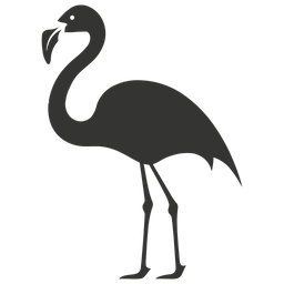 Flamingo bird  Icon