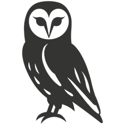 Barn owl bird  Icon