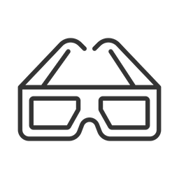 3D goggles  Icon