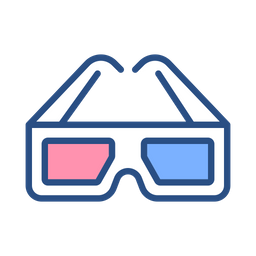 3D goggles  Icon