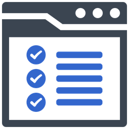 Checklist interface  Icon