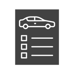 Car Items Checklist  Icon