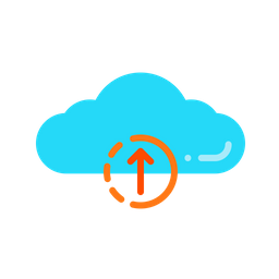 Cloud Upload Progress  Icon