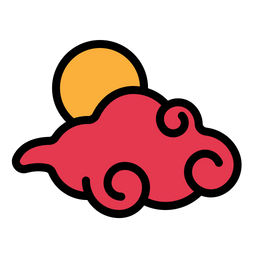 Chinese Cloud  Icon