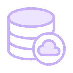 Cloud database  Icon