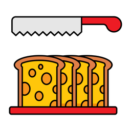 Bread cutting  Icon