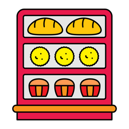 Bakery shelves  Icon