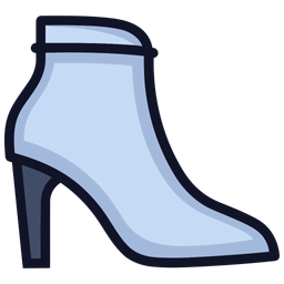 Blue Ankle Boots  Icon