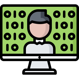 Computer learning  Icon