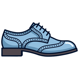 Sapatos Botas Oxford Azuis  Ícone
