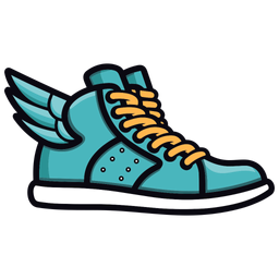 Blue Derby Sneakers Shoes  Icon