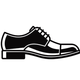 Black Tuxedo Formal Shoes  Icon