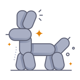 Dog Balloon  Icon