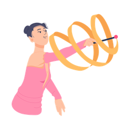 Ballerina Ribbon  Icon