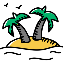 Island Beach  Icon