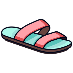 Blue Slide Sandal Women's Shoes  Icon