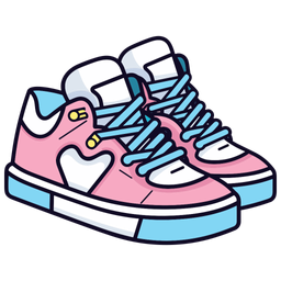 Blue Women's Sneaker Shoes  Icon