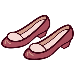 Pink Slippers Fashionable Flat Shoes  Icon