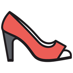 Orange Wedge Women's Shoes  Icon