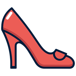 Red Wedge Women's Shoes  Icon