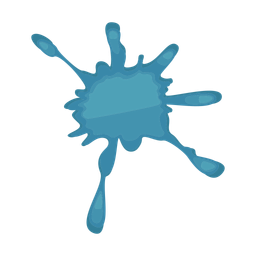 Light blue splash  Icon