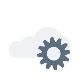 Cloud setting  Icon