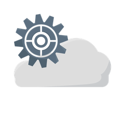 Cloud setting  Icon