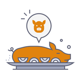 Contains Pork  Icon