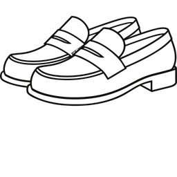 Brown Saddle Shoes  Icon