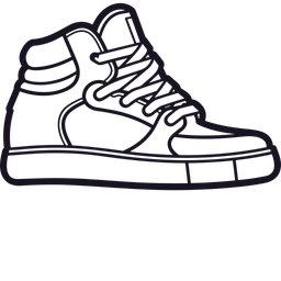 Blue Skate Shoes  Icon