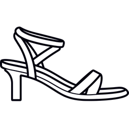 Rhinestone Strap Heels  Icon