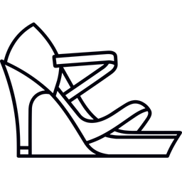 Flat Wedge Shoes  Icon