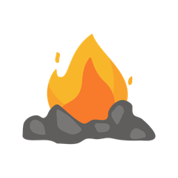 Camping bonfire  Icon