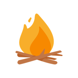 Camping bonfire  Icon