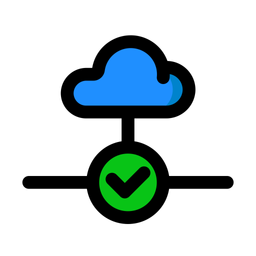 Cloud access  Symbol
