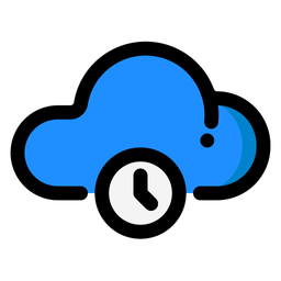 Cloud hosting  Symbol