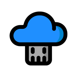 Cloud drive  Symbol