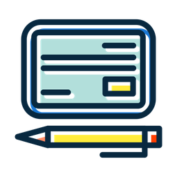 Bank Check  Icon