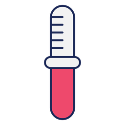 Long test tube  Icon