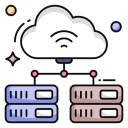 Cloud Hosting  Icon