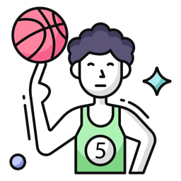 Basketball Player  Icon