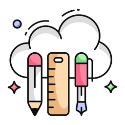 Cloud Stationery  Icon